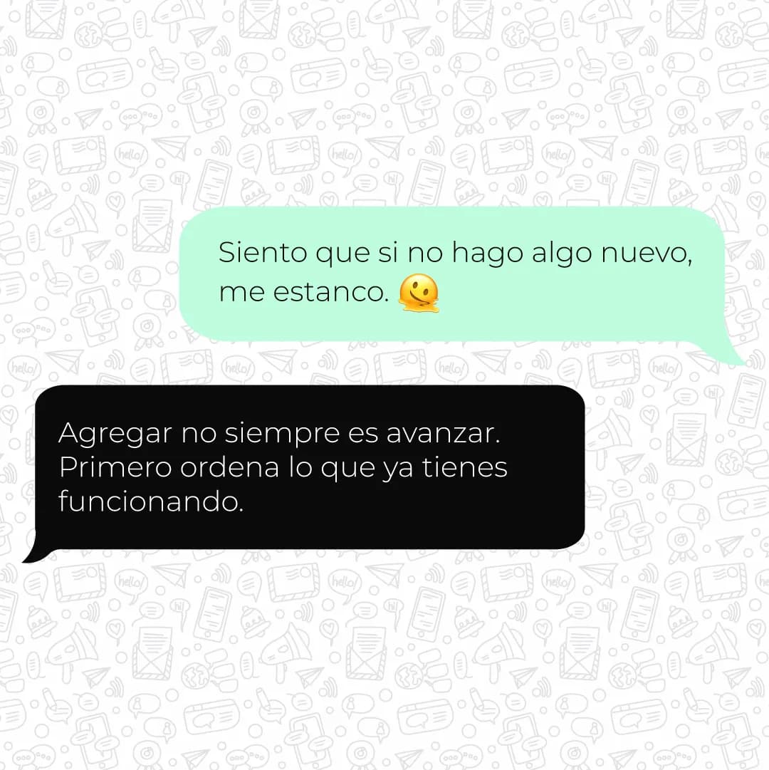 Piensas acompañada