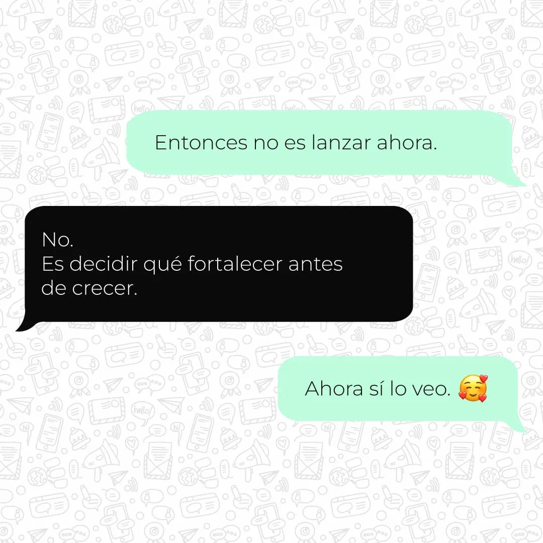 Sales con más claridad